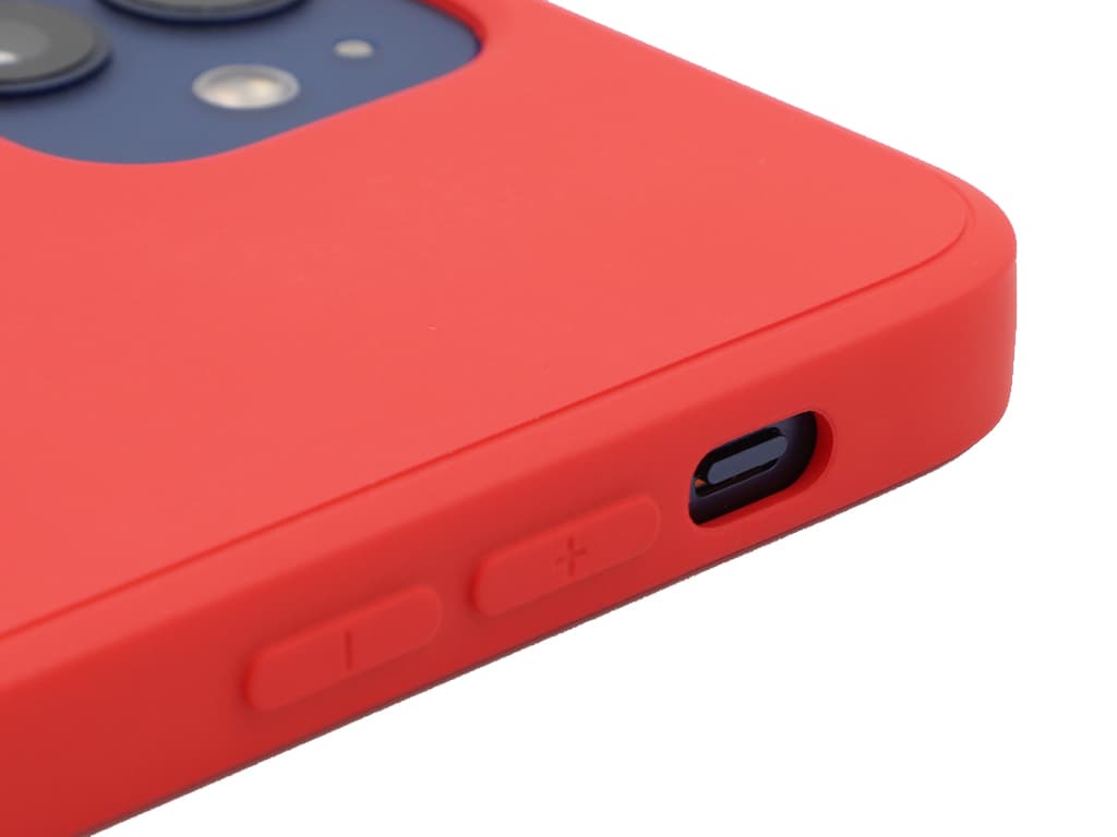 Silikonový kryt na iPhone 12 Mini - Červený - 4